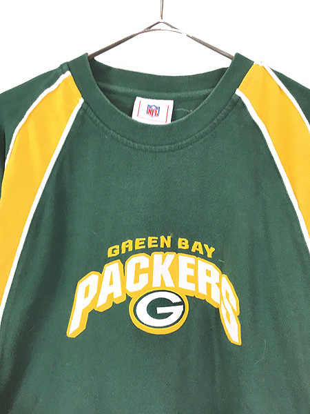 NFL PACKERS☆ホッケーシャツ  刺繍ロゴ ロングシャツ 90s