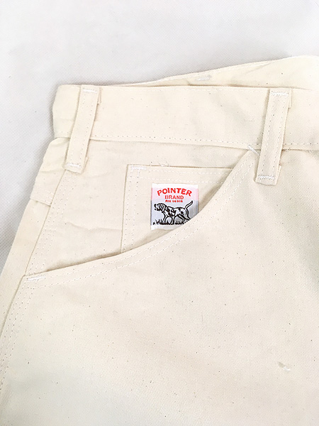 Deadstock」 古着 90s USA製 Pointer ホワイト ペインター パンツ W38 