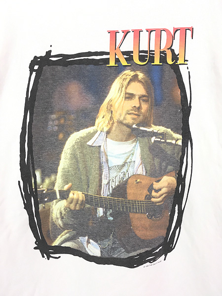 古着 90s NIRVANA Kurt Cobain MTV Unplugged フォト 追悼 グランジ