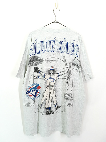 古着 90s Canada製 NHL Los Angeles Kings × MLB Toronto Blue Jays 人体図 Tシャツ XXL  古着【10off】 - 古着 通販 ヴィンテージ 古着屋 Dracaena ドラセナ