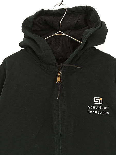 古着 90s USA製 Carhartt 裏地 メッシュ ブラック ダック アクティブ