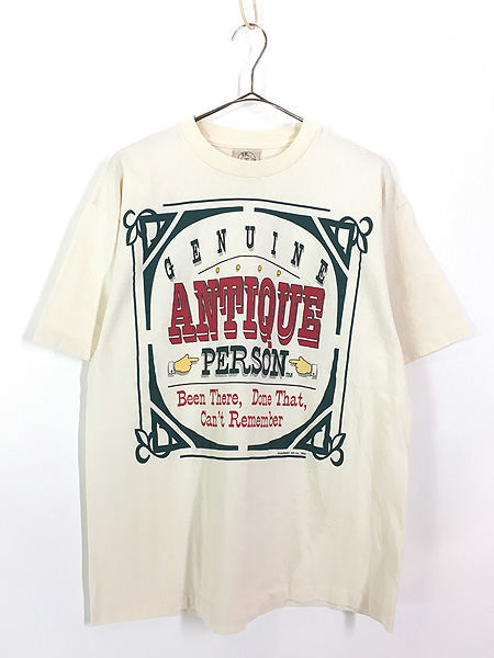 古着 90s USA製 GENUINE ANTIQUE PERSON アンティーク パーソン アート 