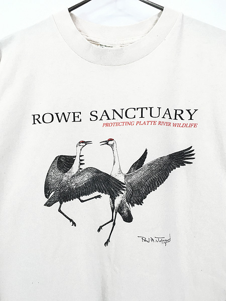 美品 90s アート USA製 シングルステッチ アニマル Tシャツ 227