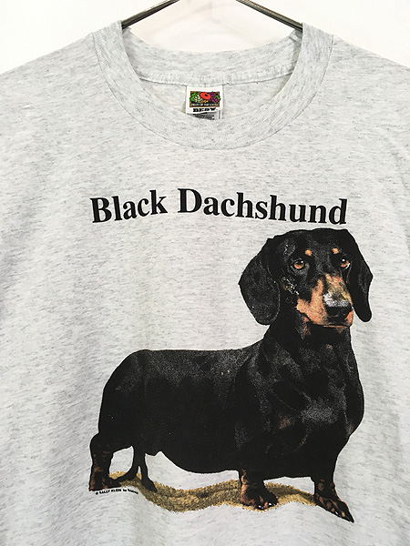 90s ダックスフンド tシャツ dog ヴィンテージ 犬 動物 animal-