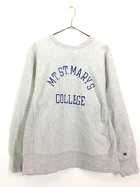 古着 80s USA製 Champion Reverse Weave 「MT.ST.MARY´S」 2段 アーチ