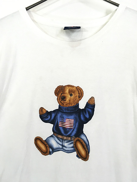 着丈約69cm90s POLO bear ポロベア ラルフローレン XL sport - スウェット