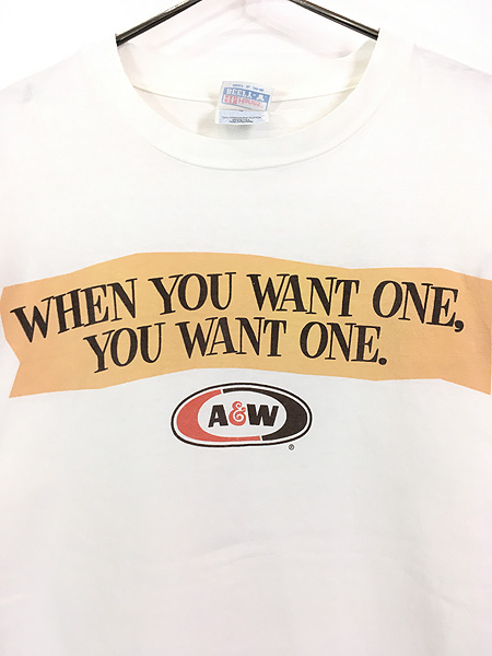 90s A&W Tシャツ 企業 Art アメリカ ヴィンテージ old-