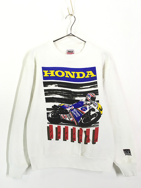 古着 90s USA製 HONDA モーター サイクル 企業 スウェット