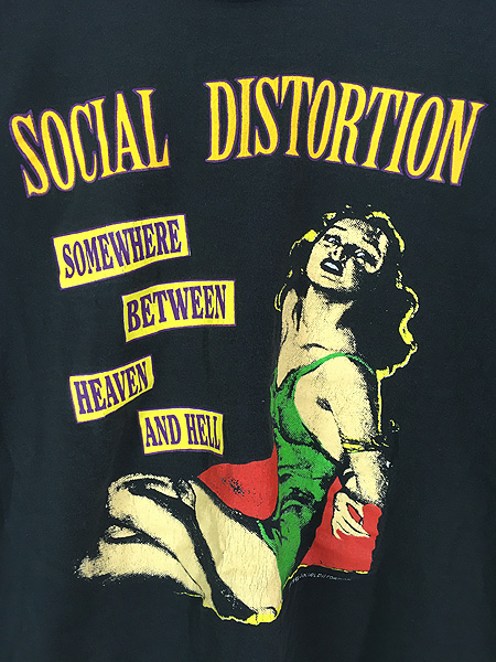 1992BADLUCKTOU90s Social Distortion 1992 バンドTシャツ