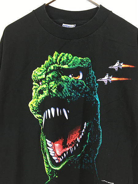 古着 90s USA製 GODZILLA ゴジラ BIG グラフィック オールド ムービー 