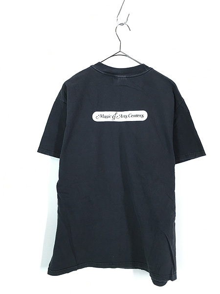 古着 90-00s USA製 偉人 音楽家 モノクロ マルチ フォト Tシャツ L