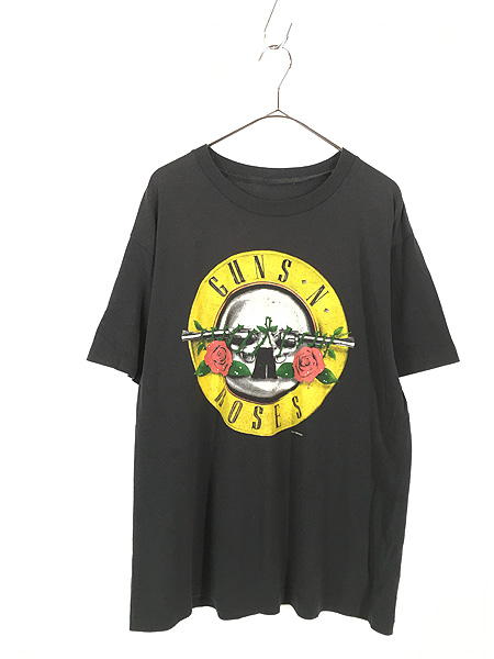 古着 80s GUNS N' ROSES 「WAS HERE」 ガンズ ハード ロック バンド T ...