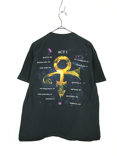 パスヘッドPrince 1991年 ヴィンテージ 総柄Tシャツ