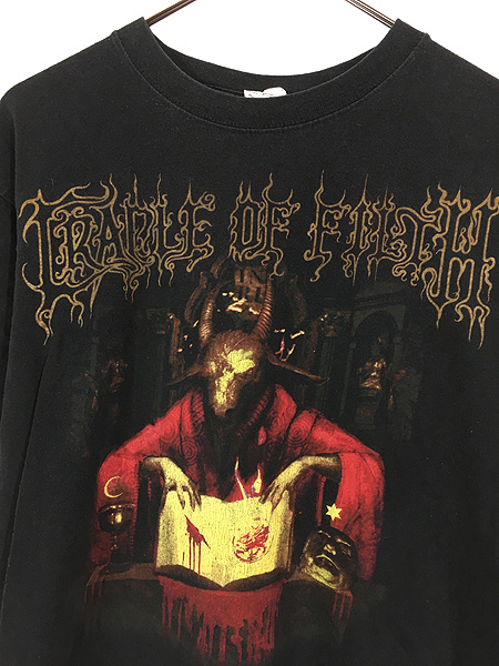 古着 90-00s Cradle of Filth 「Preaching to the perverted」 メタル ロック バンド Tシャツ M  古着 - 古着 通販 ヴィンテージ　古着屋 Dracaena ドラセナ