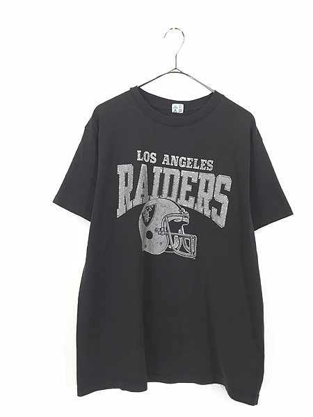 古着 80s USA製 Champion NFL LOS ANGELES RAIDERS レイダース 3段 ...