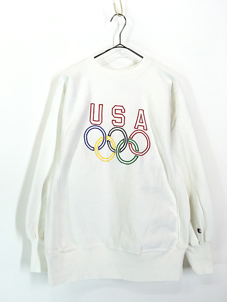 古着 90s Champion Reverse Weave USA オリンピック リバース 