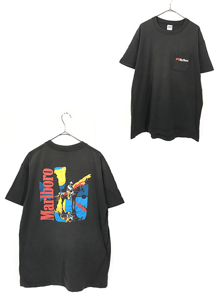 55790s USA製 Marlboro マルボロ カウボーイ ヴィンテージTシャツ - T