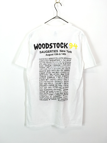 古着 90s USA製 Woodstock 94 豪華 ロック ミュージック フェス T