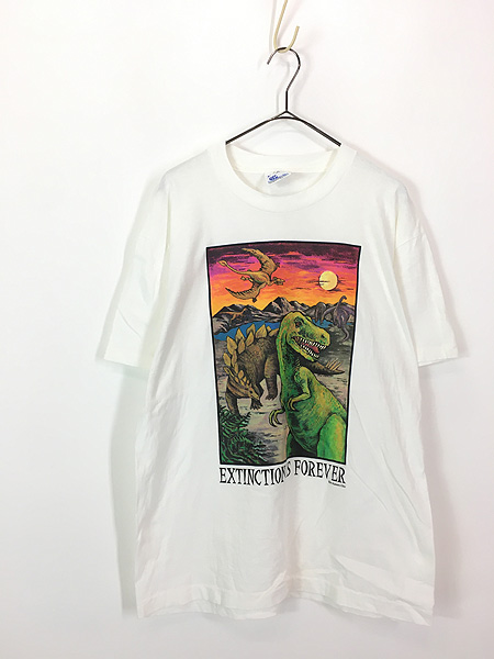 【グッドデザイン】US 90s  イラスト アートTシャツ