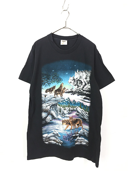 USA製　90's animal Tee アニマルTee ブラック