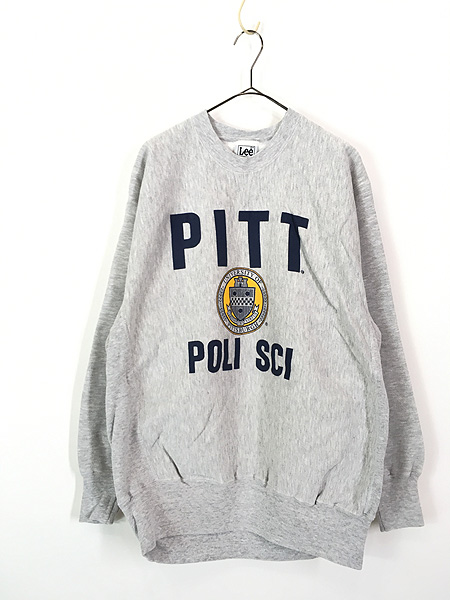 古着 90s USA製 「PITT」 3段 カレッジ リバース タイプ ヘビー