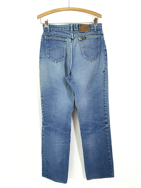 古着 80s USA製 Lee 305-9549 ヒゲ ブルー デニム パンツ ジーンズ