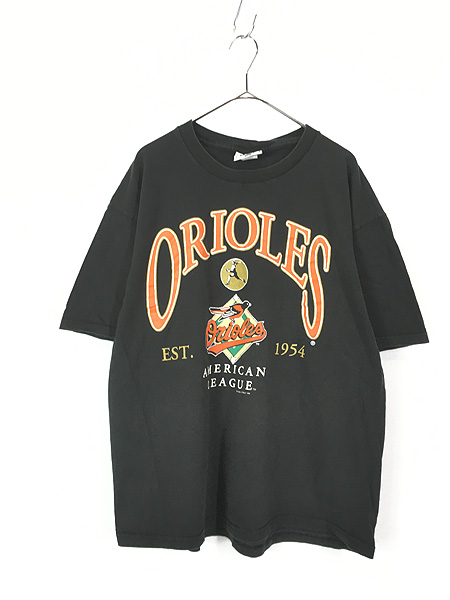 古着 90s USA製 Lee SPORT MLB Baltimore Orioles オリオールズ ベース