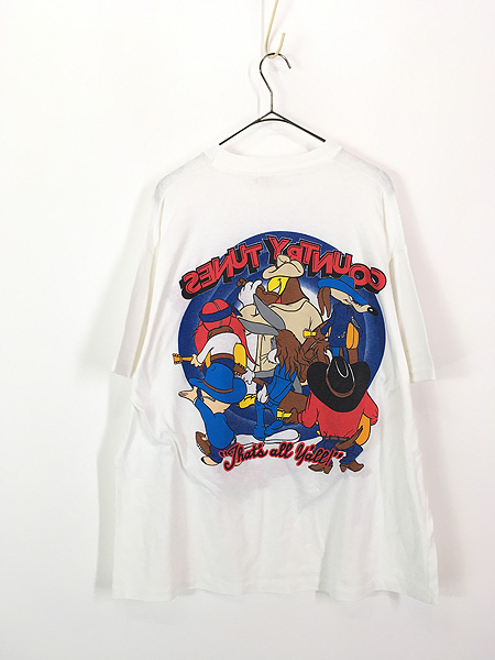 古着 90s USA製 LOONEY TUNES 「COUNTRY TUNES」 豪華 キャラクター