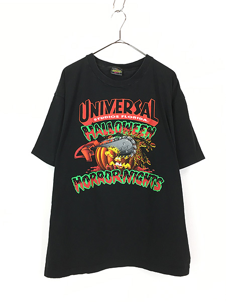 国産定番90s universal studios ホラーナイトtシャツ 古着 旧タグ トップス