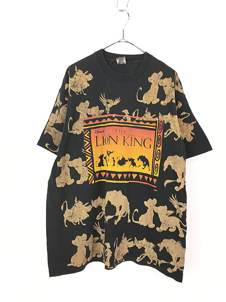 90s Vintage  Lion  King  Tシャツ　ライオンキング身幅約58着丈約66肩幅約54