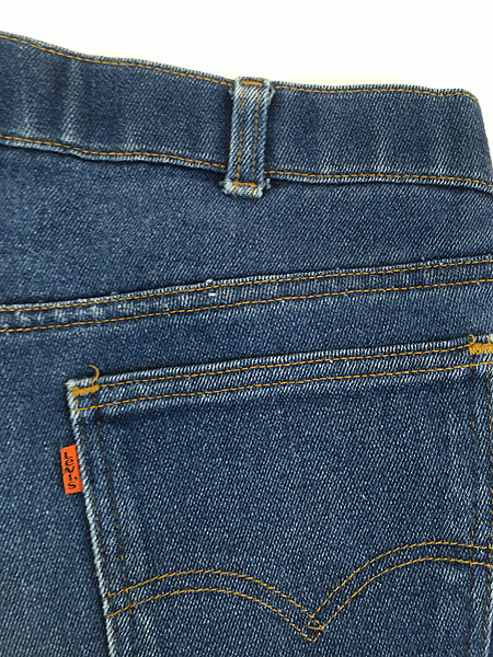 古着 80s Levi's for Me 「Action Jeans」 ストレッチ ブルー デニム 