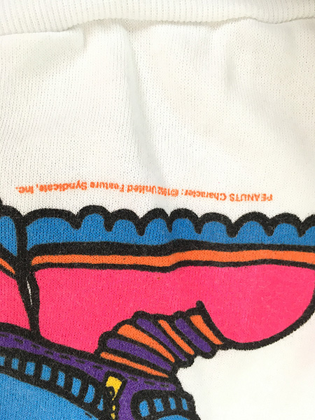 古着 90s USA製 Snoopy スヌーピー ウッドストック ストリート