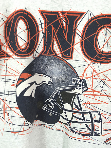 90s　vingtage　NFL　Denver Broncos　スウェット　XL