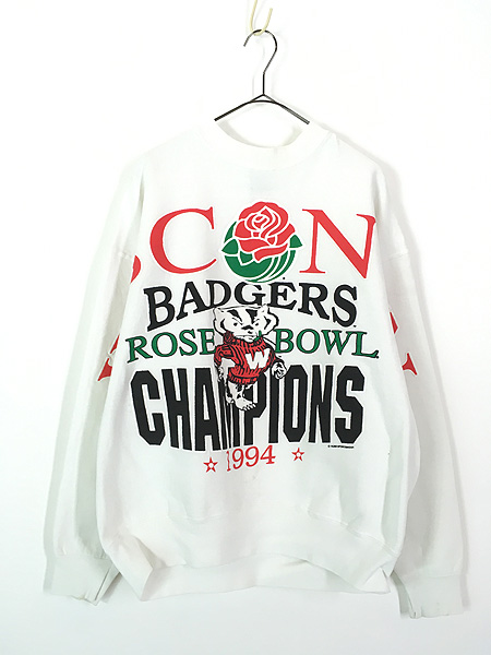 古着 90s USA製 Wisconsin Badgers 「Rose Bowl」 カレッジ アメフト