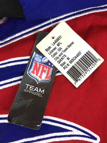 Deadstock」 古着 NFL New York Giants ジャイアンツ パデット