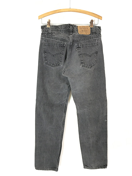 90s USA製 Levi's 505 ブラックデニム 33×30-