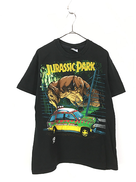 古着 80s USA製 JURASSIC PARK ジュラシックパーク 恐竜 ムービー T 