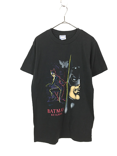 古着 90s DC Comic BATMAN RETURNS バットマン アメコミ Tシャツ L