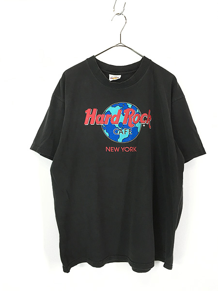 古着 90s USA製 Hard Rock Cafe 「NEW YORK」 ハードロック Tシャツ L 古着