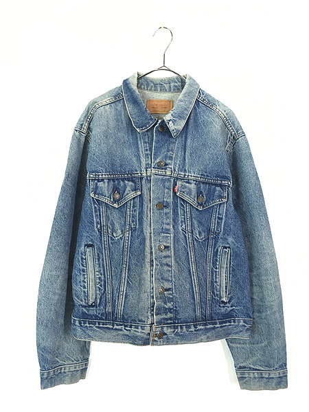 古着 80s USA製 Levi's 70506-0216 ハンド ポケット付 濃紺 デニム