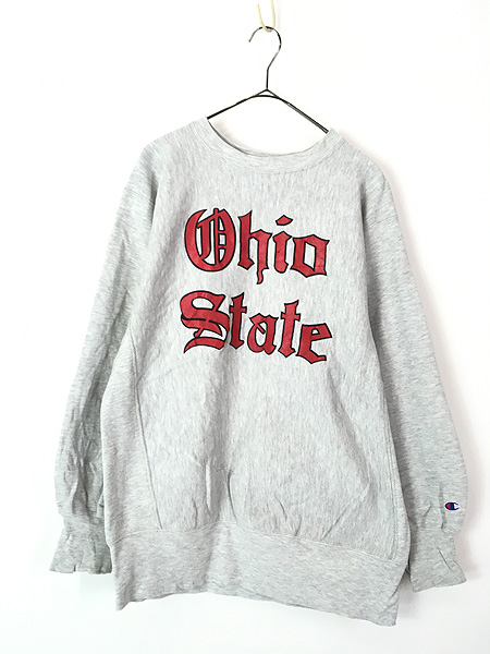 古着 90s USA製 Champion Reverse Weave 「Ohio State」 2段 リバース 