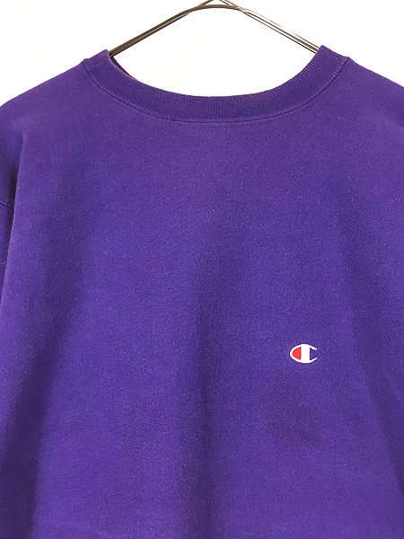 古着 90s USA製 Champion Reverse Weave ワンポイント リバース