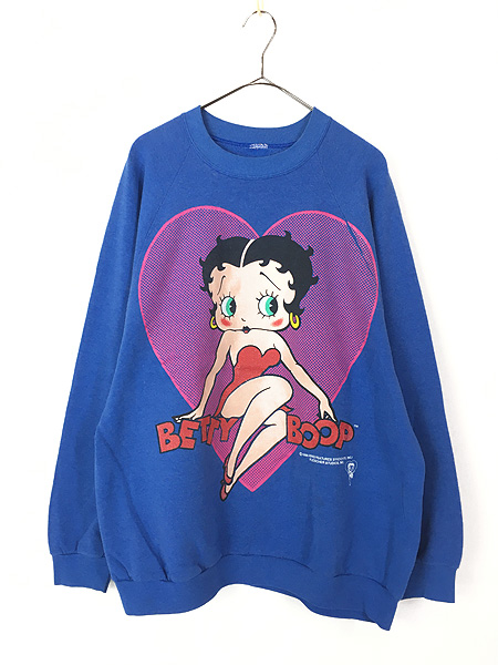 allin全商品【希少】90s usa製 hanes Betty Boop ラグラン スウェット