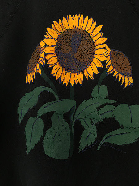 USA製 Sunflower 向日葵　フランス　スウェット　サンフラワー