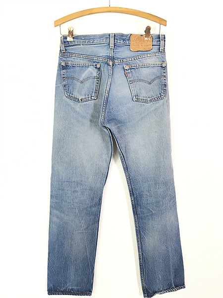 濃紺美品 USA製 80s Levis 501 デニムパンツ care〜 表記-