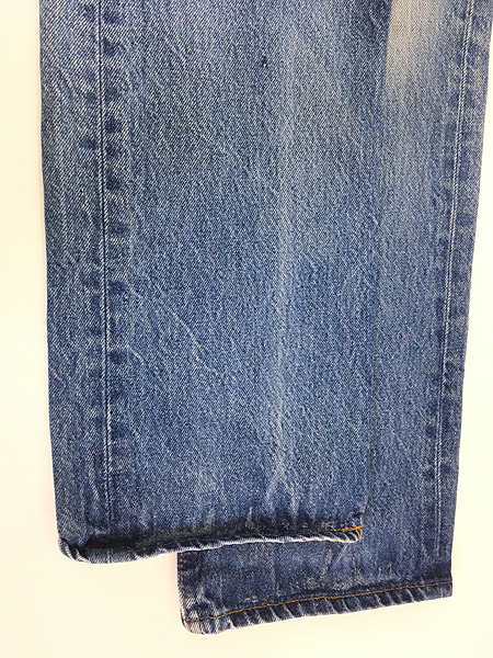 古着 80s USA製 Levi's 501-0115 「Care」 クラッシュ デニム