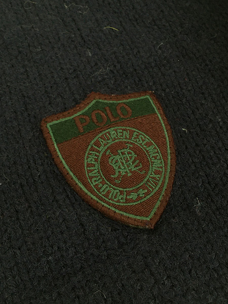 古着 90s Ralph Lauren MCMLXVII エンブレム パッチ アーム ライン