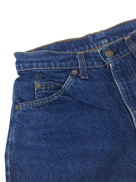 古着 80s USA製 Levi's 509-0215 オレンジタブ 濃紺 ブルー デニム