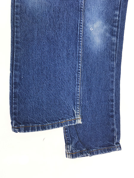 古着 80s USA製 Levi's 509-0215 オレンジタブ 濃紺 ブルー デニム