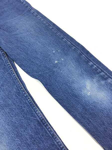 古着 80s USA製 Levi's 509-0215 オレンジタブ 濃紺 ブルー デニム